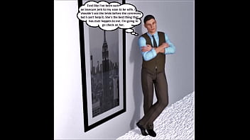 Preview 4 of Minet Ttbm - 3D Comic: HOT Wife CHEATS on Husband With Family Member on Wedding Day