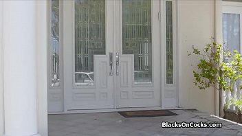Preview 1 of Bdsm Chaturbate - Big cock shared by busty black room mates