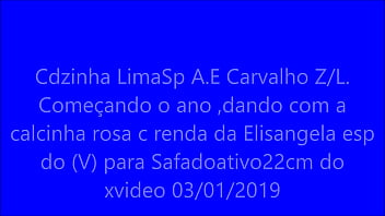 Preview 1 of Midget Creamy Ride - Cdzinha LimaSp comecando o ano dando com calcinha rosa cm renda da Elisangela esp do V para safadoativo22cm 03012019