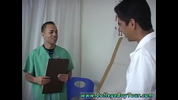 Preview 1 of Romantic Strapon - Gay medical porn movie first time I asked him if we were done,  but he