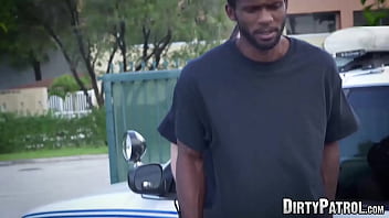 Preview 1 of The Riviera Baby - Busty police officers IR banged in the middle of the street