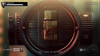 Preview 1 of Dry Humping On A Train - Hitman Sniper Challenge - Dancing Stripper