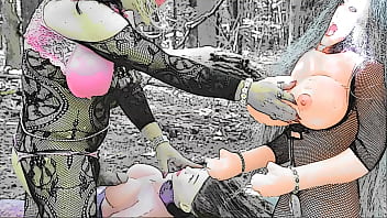 Preview 3 of Xxxmvideo - Sissy romances two blow up dolls all day part 8 cartoon slideshow