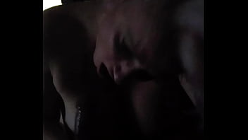 Preview 4 of Footjob In Pantyohse - Pawg relentlessly sucks bbc