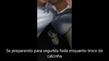 Preview 1 of Nikki Xoxo Fancentro - Cdzinha LimaSp Dando no cine com a calcinha tanguinha Preta e soutien Pink da Li esposa do amigo Vldr 12122018