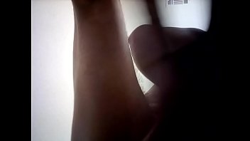 Preview 2 of Women Women Man - Stroking My Freshly Shaved Cock With My New Panties While Taking A Shower