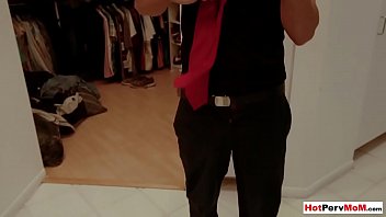 Preview 1 of Av Mesubuta - Classy MILF stepmom loved stepson so gave him a blowjob