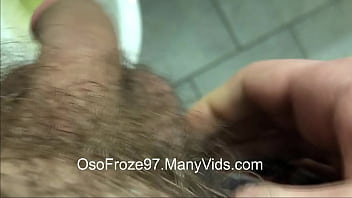 Preview 4 of Swed Retro - Naughty OsoFroze Peeing in Doctor&#039_s Toilet HD