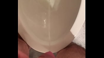 Preview 2 of Little Creampied - Piss in toilet.