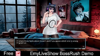 Preview 2 of Aliza Shah Leaked Video - EmyLiveShow: BossRush Demo