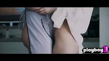 Preview 2 of Ayaka Makimura - Horny couple enjoyed fucking at a desk in the kitchen