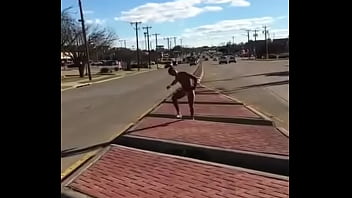 Preview 1 of Boots Amazons - Gutta kay twerking public