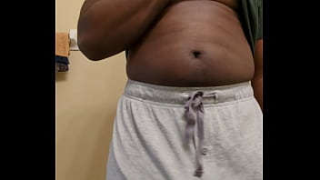 Preview 3 of Angela Whith Memucrat - Shaking my dick in grey shorts