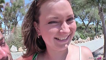 Preview 1 of Singuila - German Teen - Junge Urlauberin am Ballerman 6 zum Porno Casting ueberredet