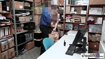 Preview 1 of Syria Hot Sex Girls - Petite teen tied by a cop because she tried to escape