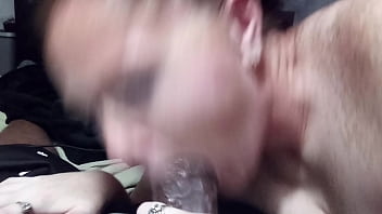 Preview 2 of Fet Men Sexx - She eat daddy dick on command