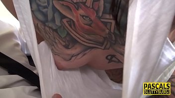 Preview 2 of Nude Horse - Throating and gagging sub