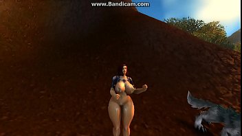 Preview 4 of Xxx4mb - Thicc*er human strutin her stuff