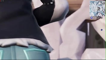 Preview 4 of Fit Hot Sex Girl - Fortnite powder ass