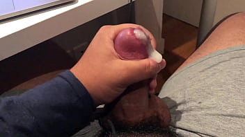 Preview 4 of 1 Minit Sunny Leony - Silky white cumshot for all you cum sluts out there