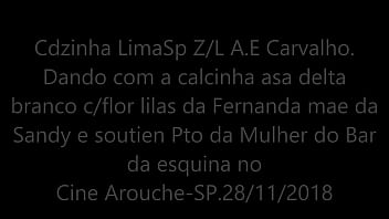 Preview 1 of Cexxvido - Cdzinha LimaSp dando no cine com a calcinha asa delta com flor lilas da Fernando mae da Sandy 28112018