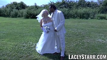 Preview 1 of Six Yer - LACEYSTARR - Granny bride fed with cum after BBC pounding