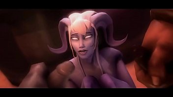 Preview 4 of Little Fool - 3D Hentai - Dark elf gangbanged with big dicks and recieves creampie and facial - http://toonypip.vip - uncensored 3D Hentai