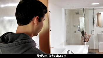 Preview 1 of Sinsala Sexs Vibio - Stepsister Convinces Her Stepbrother to Bang Her Wet Pussy - Myfamilyfuck