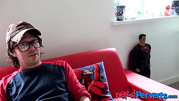 Preview 1 of Siobe Lim - Skinny cutie gives nerdy producer amazing blowjob like a pro