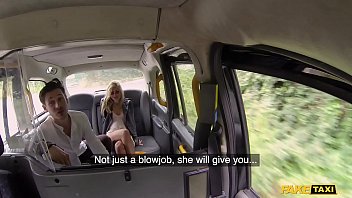Preview 2 of Olimpik Sex - Fake Taxi Horny couple hire the taxi for sex