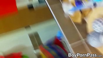 Preview 3 of Mom Zom - Homosexual jerks off and blows his friend in the bathroom