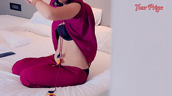 Preview 2 of Nadia Maya - stepbro got Boner on watching stepsis Priya clicking nudes for her BF with Hindi audio