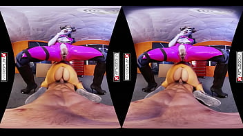 Preview 4 of Daughter Fuck Grandpa - Overwatch Cosplay VR Porn starring Zoe Doll and Alexa Tomas in a game breaking threesome!