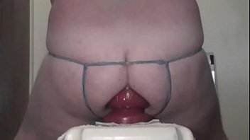 Preview 4 of Beeg Means - big red butt-plug gaping big ass