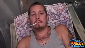 Preview 1 of Potomac Xxx - Tattooed straight thug wanks off his thick cock and cums