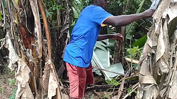 Preview 1 of Nek Sxs - sex with plantain in the garden