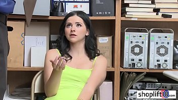 Preview 2 of Xxxsxevideos - Sexy teen pornstar busted by a policeman for stealing