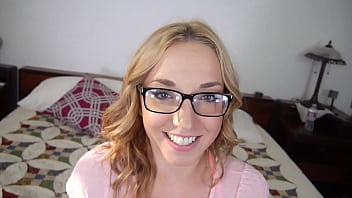 Preview 1 of Sleeping Ambush - ZOE PARKER Cute 19 YO POV Blowjob and Huge Cum Facial