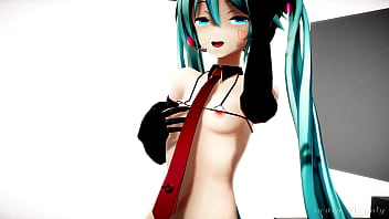 Preview 2 of You Tibe - MMD Hatsune Miku PiNK CAT &quot_Colita Hentai&quot_ by [Piconano-Femto]