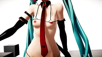 Preview 3 of You Tibe - MMD Hatsune Miku PiNK CAT &quot_Colita Hentai&quot_ by [Piconano-Femto]