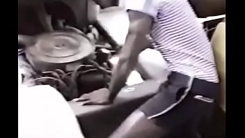 Preview 1 of Carton Lesbian - Interracial amateur cuckold-motor home