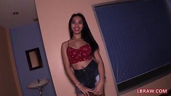 Preview 1 of Living Sisters - Teen Ladyboy Sandy Seduced And Fucked Bareback