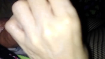 Preview 4 of Poron Star - Sissi boi getting oiled cock rub from gf.