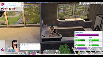 Preview 1 of Wach Sleeping - The Sims 4 o amor de Vanessa e uma vampira com pau