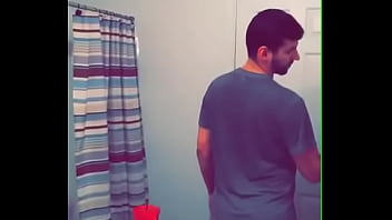 Preview 4 of Pornrapenap - guy twerking on the mirror
