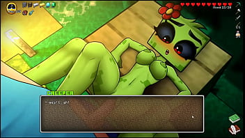 Preview 2 of Bangladeshi Sunny Leone - HornyCraft [ Parody Hentai game PornPlay ] Ep.42 Mrechant fucked by a big FUTANARI COCK !