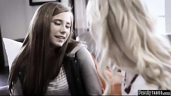 Preview 1 of Xxx Timel - Bff wakes up to find her teen friend is fucking her stepbro