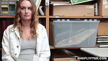 Preview 1 of Sxevidoe - Redhead gets fucked on desk by private investigator