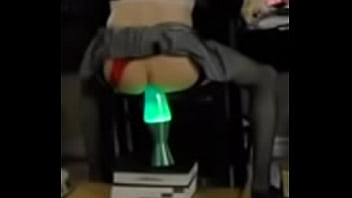 Preview 3 of Stepsisters Brother Pornktyb - Hope that lava lamp doesn&#039_t erupt!