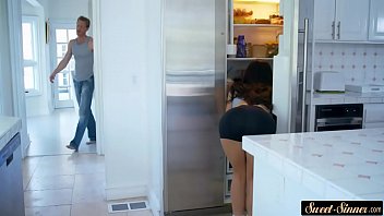 Preview 2 of Saron Bloom - Cocksucking stepdaughter screwed from behind
